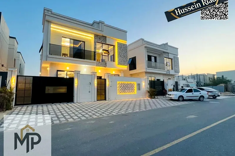 فيلا بسعر مخفض وبدون دفعة أولى، بالقرب من المسجد، إحدى الفيلات الأكثر فخامة في عجمان، بتصميم قصر، سوبر ديلوكس63904246627331110