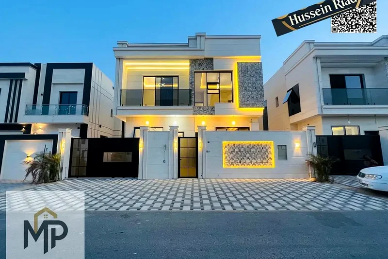 فيلا بسعر مخفض وبدون دفعة أولى، بالقرب من المسجد، إحدى الفيلات الأكثر فخامة في عجمان، بتصميم قصر، سوبر ديلوكس63904246627331113