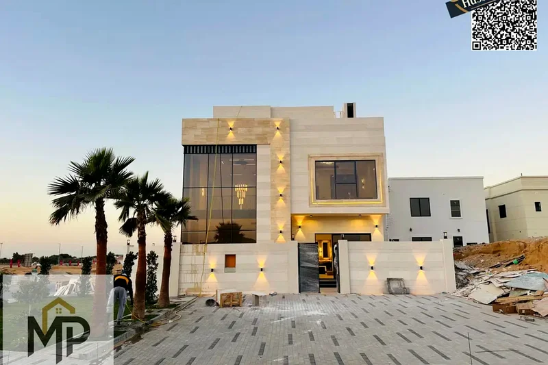 Villa for sale, corner, with personal finishing, with a private pool, a very distinguished location, including registration fees, opposite the mosque,63904465099522112