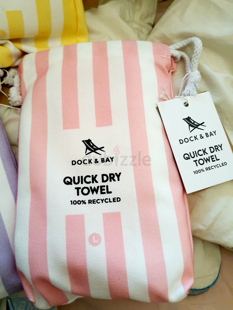 Quick Dry Towel - Perfect for Your Next Swim, Bath, Beach or Picnic Adventure! Pink, Purple n Yellow63217332172801110