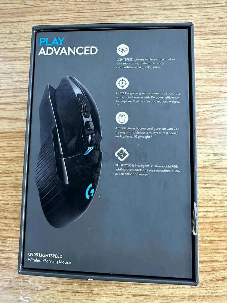 فأرة ألعاب لاسلكية LOGITECH LIGHTSPEED G90363166655335043111