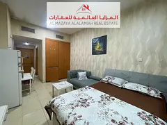 Furnished studio in Al Butina, Sharjah, behind Nesto Market, including internet