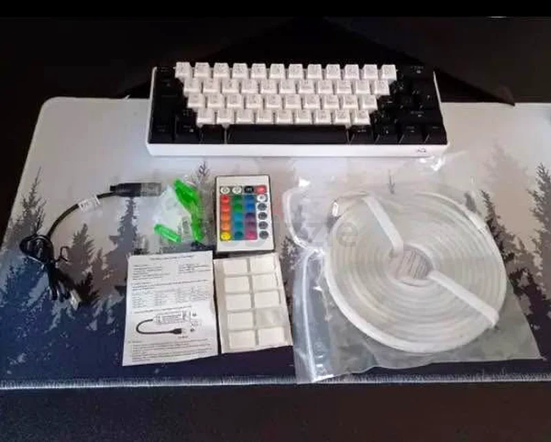 شريط إضاءة نيون LED بالألوان الحمراء والخضراء والزرقاء63220829575427113