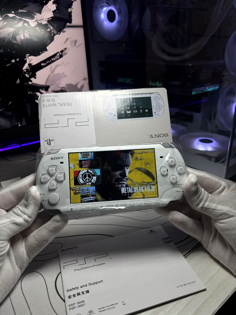 PSP 130GAMES 128GB PEARL WHITE EDITION63230710187010114