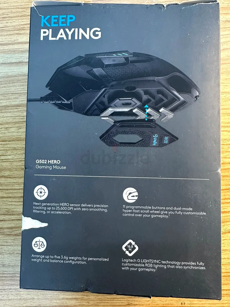 فأرة الألعاب LOGITECH HERO G50263166655317633111