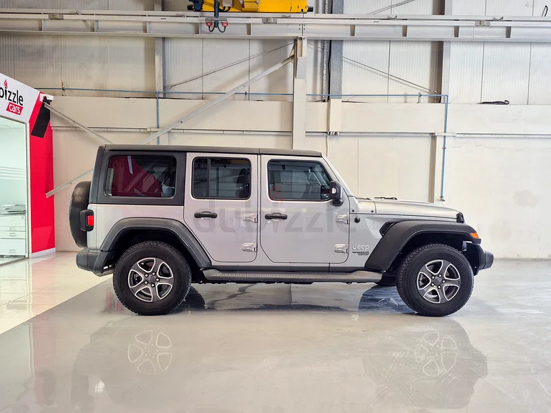 AED 1550/month | 2020 Jeep Wrangler Unlimited Sport | GCC Specs | Ref#33299763152288386690113