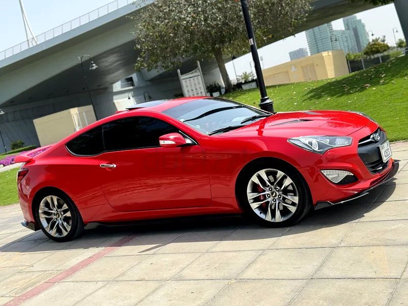 كوبية هيونداي جنيسيس V6 3.8 من دول مجلس التعاون الخليجي، قيادة منخفضة!!!63137332855809113