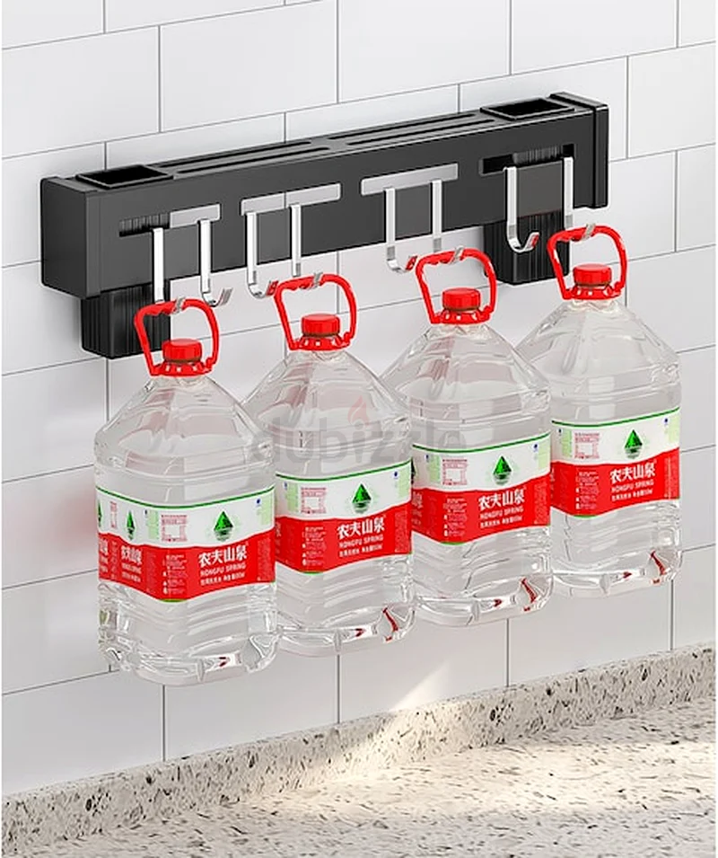Hanging Pot and Pan Rack - Wall Mounted Hanging Pot Rack for Kitchen Organization - Wall Shelf for P63218802751745112