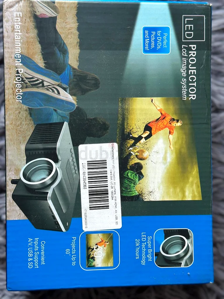 Compact Mini Projector - Perfect for Home Entertainment!63264092425346111