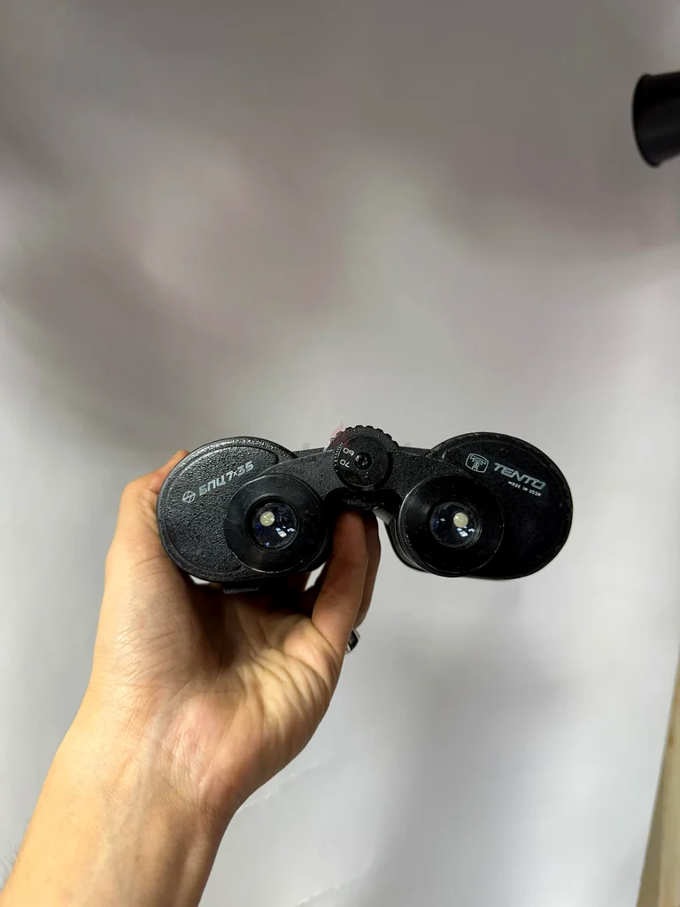 Original Tento 7x35 Binoculars with Case, Made in USSR, Bird Watching, Russia, Vintage632341262530571127