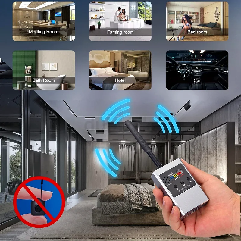 Hidden Camera Detector - Anti Spy / Bug / Listening Device / GPS Tracker / Detectors - Bug Finder -63262939493121112