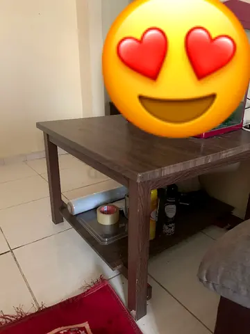 Stylish Wooden Side Table with Storage