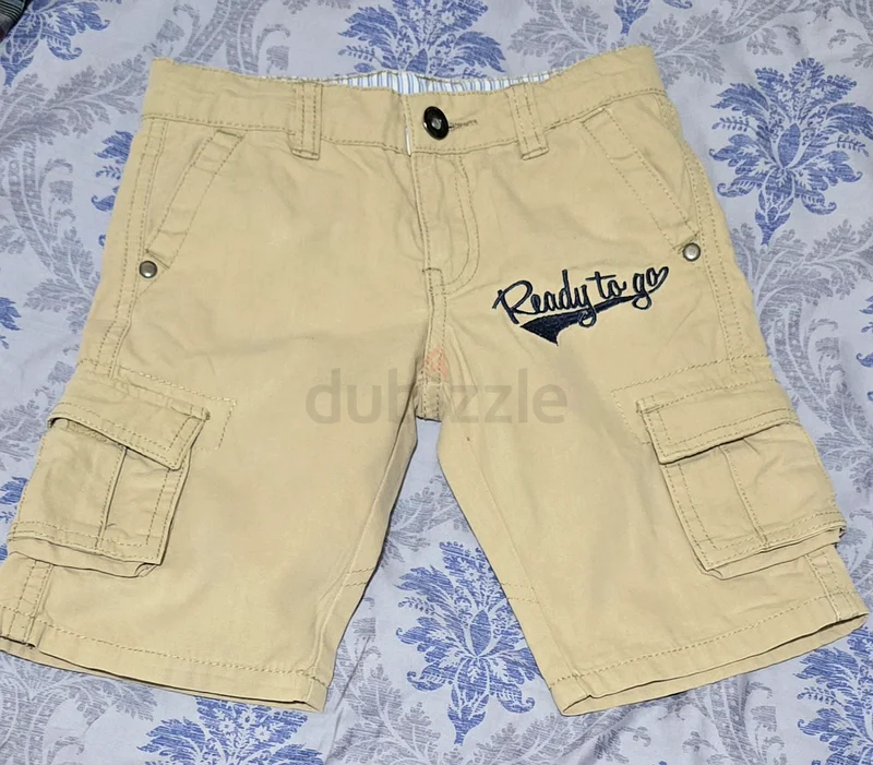 Stylish Beige Cargo Shorts for Kids - Perfect for Summer Adventures!63236123636739110