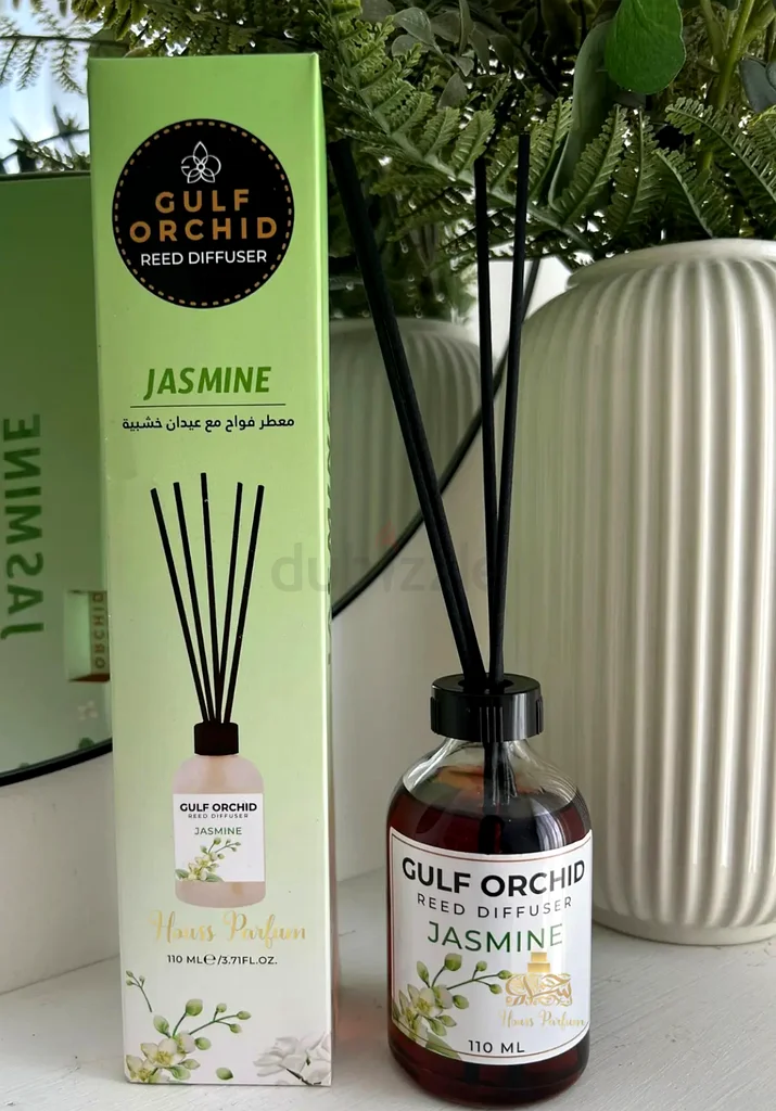 Freshen Your Space with Gulf Orchid Jasmine Reed Diffuser!63215376947843111