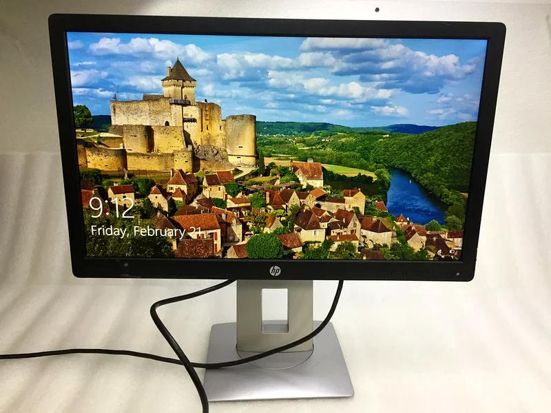 شاشة HP EliteDisplay E232 بحجم 23 بوصة واسعة الشاشة بدقة FHD63256598725505111