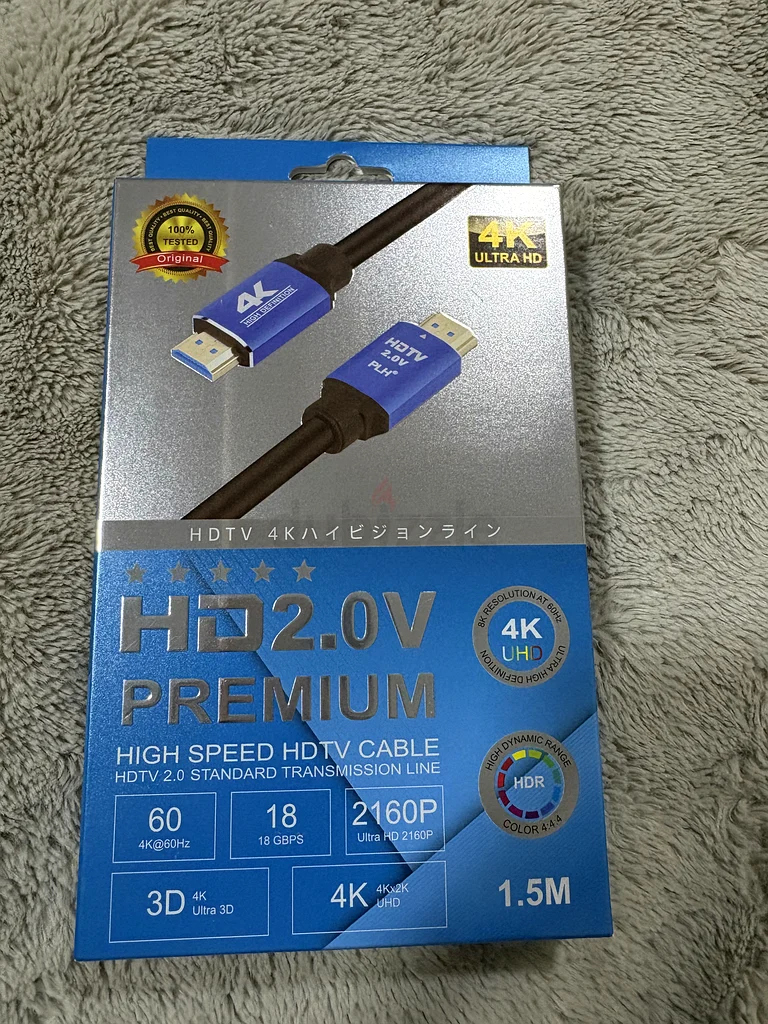Premium 4K HDMI Cable - High Speed  Quality63260217214210110