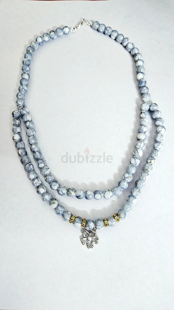 Stunning Handmade Blue Stone Necklace for Sale!63232652352386110