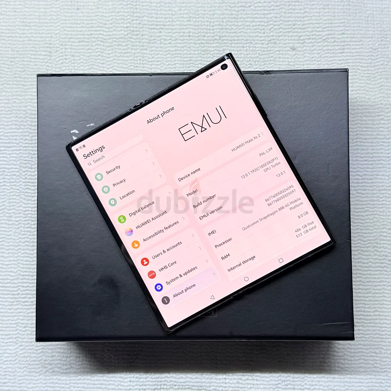 Huawie Mate Xs2 Black 512Gb62863826018945113