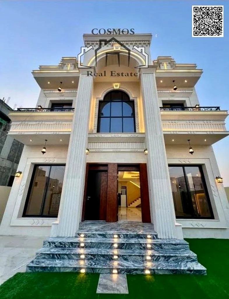 فيلا تصميم كلاسيكي 6 غرف نوم فيلا ركنية63904698195203110