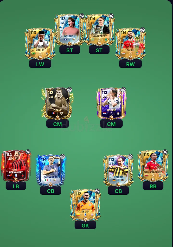 Fc Mobile Account ( 114 ovr )632283115796501121