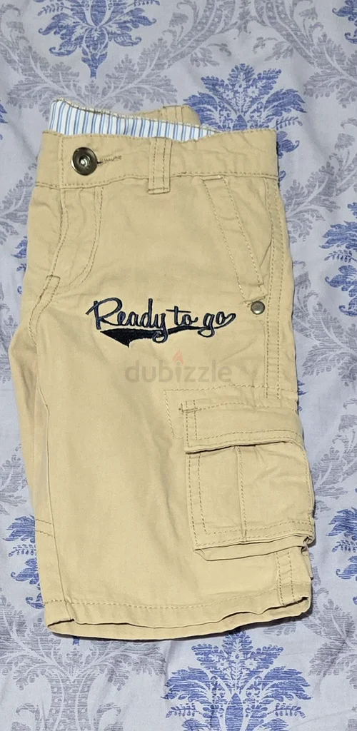Stylish Beige Cargo Shorts for Kids - Perfect for Summer Adventures!63236123636739112