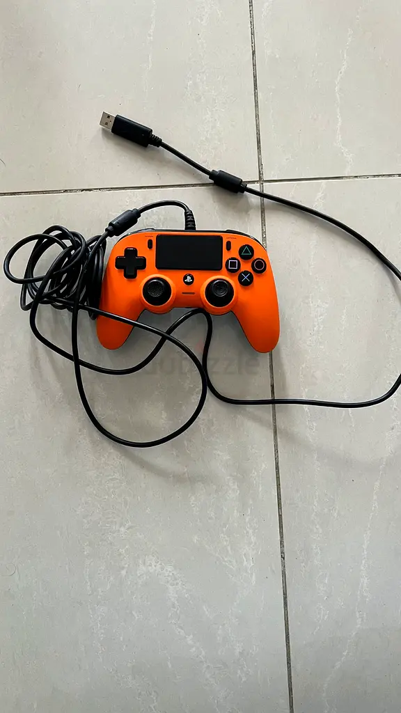 Bold Orange Wired Controller for Ultimate Gaming Experience