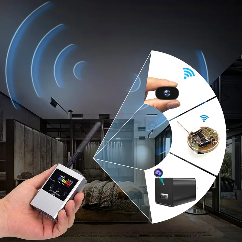 Hidden Camera Detector - Anti Spy / Bug / Listening Device / GPS Tracker / Detectors - Bug Finder -63262939493121114