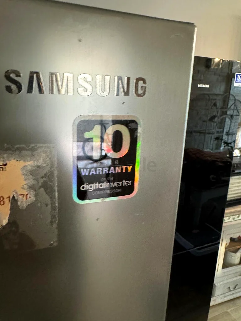 ثلاجة سامسونج آيس ميكر RS50N3913SA بسعة 501 لتر، جانبية بجانبها موزع ماء، فضية اللون، توصيل مجاني + ضمان63259707052161111