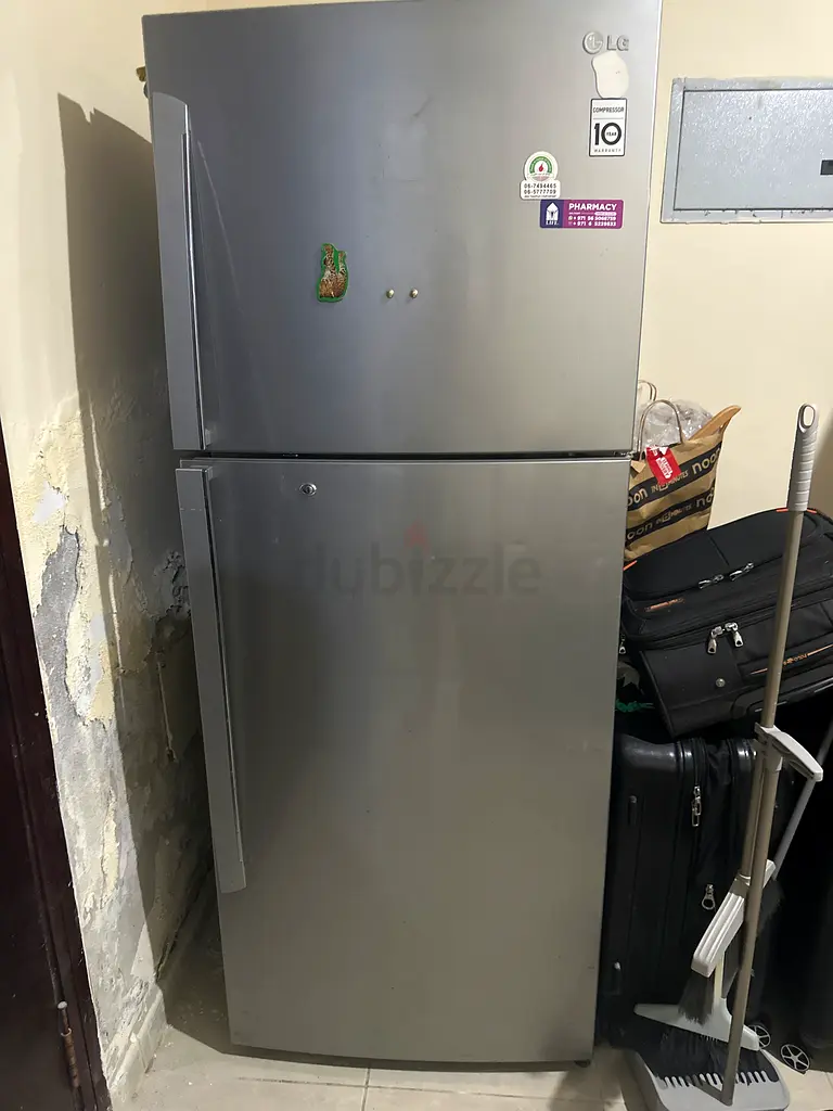 LG Silver Double Door Refrigerator for Sale!