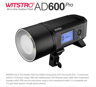 Godox AD 600 pro flash light