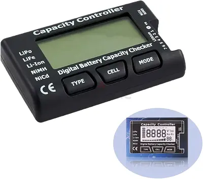 Intelligent Cell Meter, Digital Battery Checker and Balancer for LiPo/Life/Li-ion/NiCd/NiMH Battery