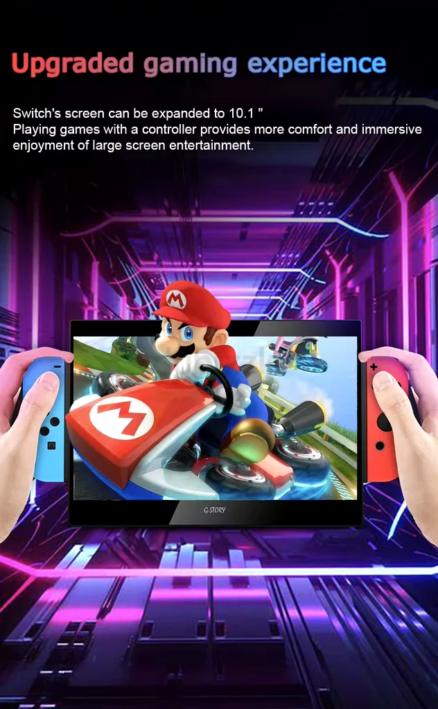 Nintendo Switch G-Story 10.1 LED Portable Monitor63229309558530112