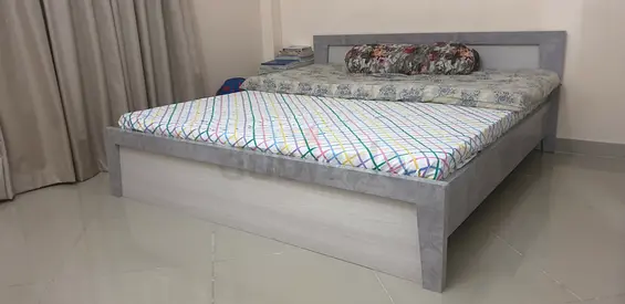 Modern Stylish King 🤴 Size Bed Frame with Mattress and Dressing for Sale!