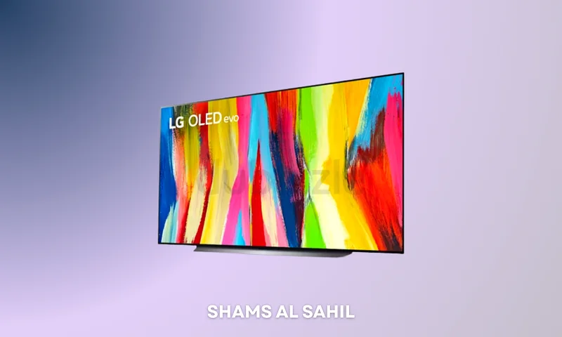 تلفزيون إل جي 83 بوصة من نوع C2 أوليد إيفو بدقة 4K، مع معالج α9 الجيل الخامس، وتقنية Brightness Booster، وتقنية دولبي فيجن وأتموس، ومعدل تحديث متغير (VRR)، ومنافذ HDMI بأربع وصلات63265094817539111