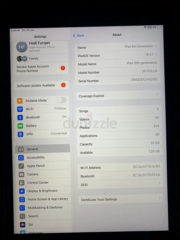 iPad 8th Generation63180836539906111