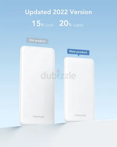 Charmast26800mAh Power Bank USB C Battery Pack Portable Charger USB C Slim Type C Battery Bank