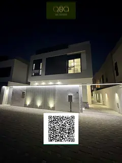 Modern villa on a main street in Al Yasmeen, with a luxurious design and freehold ownership at an at