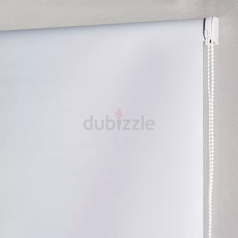 WHITE ROLLER BLIND - 150 W x 240 L (HOME CENTRE BRAND) BLACKOUT TYPE63189620429442112