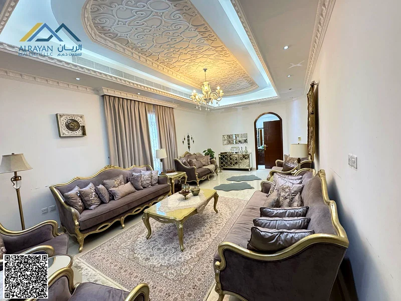 🏡 Luxury villa for sale in Al Rawda 2 - Corner | Area 4,300 square feet | 5 master bedrooms | Large courtyard | Ready to move in.63878604985347111