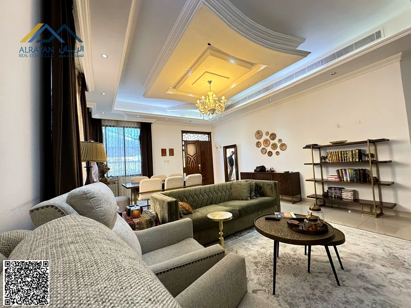 🏡 Luxury villa for sale in Al Rawda 2 - Corner | Area 4,300 square feet | 5 master bedrooms | Large courtyard | Ready to move in.63878604985347112