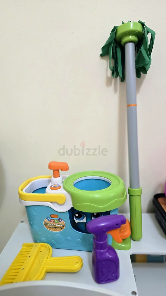Leapfrog - Clean Sweep Mop  Basket For Kids Activity63206876496129111