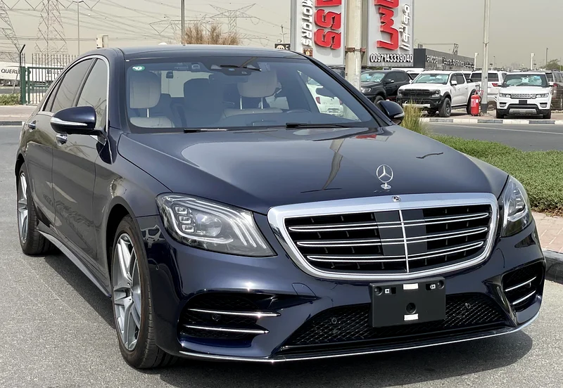 2018  -  S560L  -  AMG PACKAGE  -  SPECIAL BLUE COLOUR W/ BEIGE INTERIOR  -  PERFECT CONDITION629306263168031122