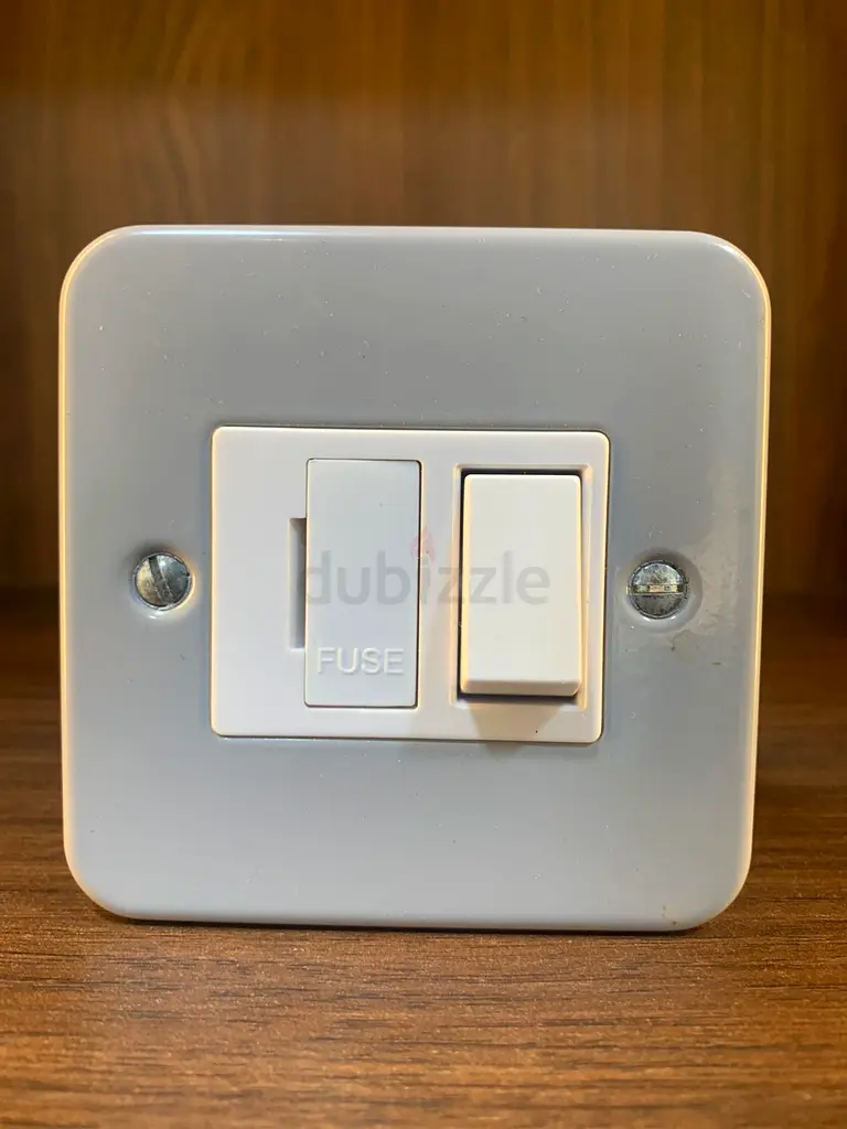 Sleek White Electrical Switch - Brand New Condition!