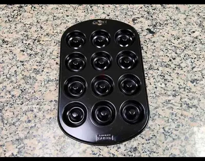 Brand New Black Donut Baking Pan