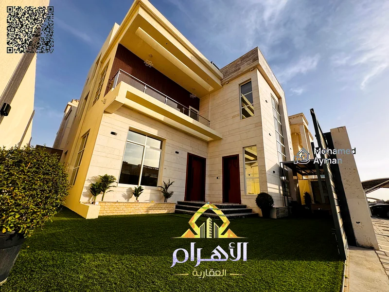 فيلا بسعر يشمل الكهرباء والماء وتكييف الهواء في أكثر مناطق عجمان رقيًا وقريبة من جميع الخدمات،63874051310466110