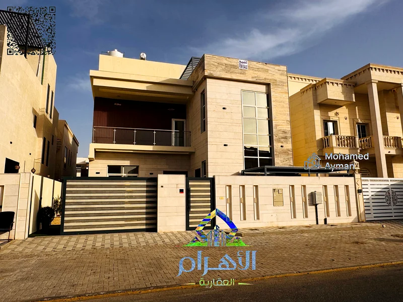 فيلا بسعر يشمل الكهرباء والماء وتكييف الهواء في أكثر مناطق عجمان رقيًا وقريبة من جميع الخدمات،63874051310466111