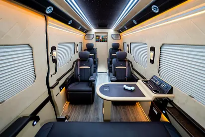 2024 VVIP MERCEDES SPRINTER with Bathroom, Additional AC and Air Suspension- 2 Years Warranty VLINE
