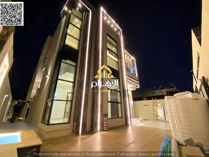 A villa with a price including registration and ownership fees, ready for occupancy in the most upscale areas of Ajman and close to all services63906248651137112
