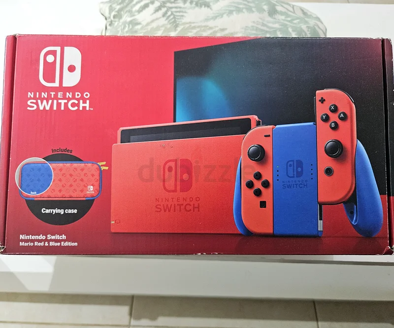 Unlock Endless Fun with the Nintendo Switch - Mario Red  Blue Edition!632311973472011121