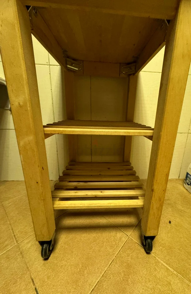 IKEA wooden kitchen cart63220326624385111